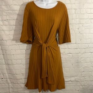 NWT Moon Orchid front tie dress